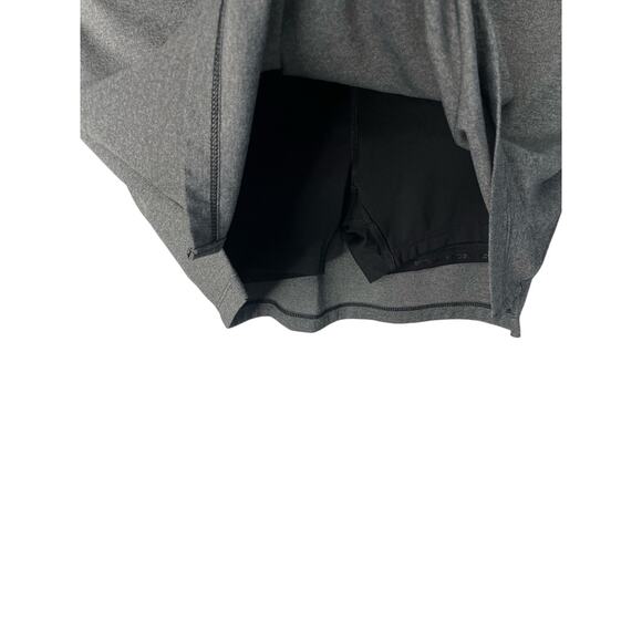 Adidas gray black pull on stretch athletic golf skort pockets womens size medium - Picture 2 of 6